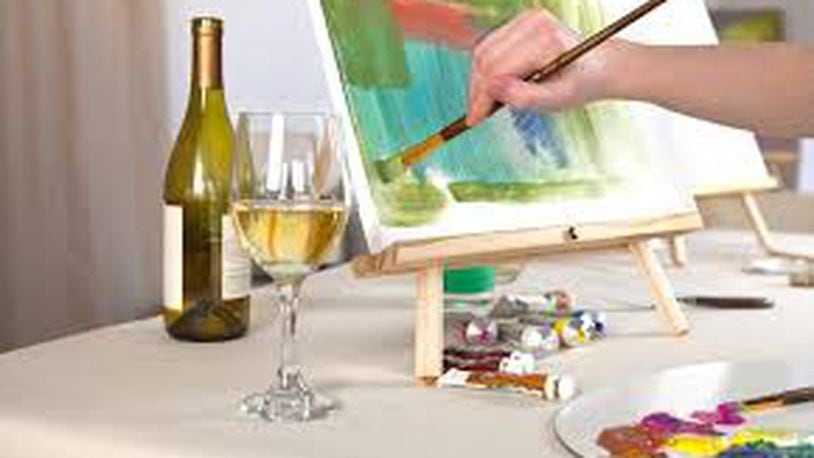 wine and paint near me groupon