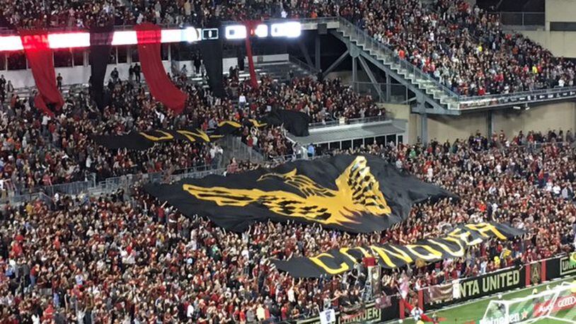 Big Atlanta Falcons Flag With Star And Stripes Black Red