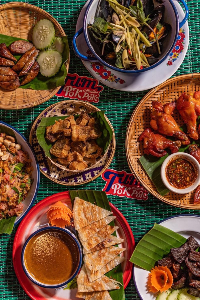 Tum Pok Pok specializes in the food of Isan, the northeastern region of Thailand, known for its fiery, flavorful cuisine. Courtesy of Tum Pok Pok