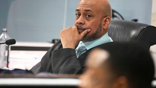 FILE - Judge Kenneth King listens to testimony during a case in Detroit, Jan. 23, 2024. (Clarence Tabb Jr./Detroit News via AP, File)