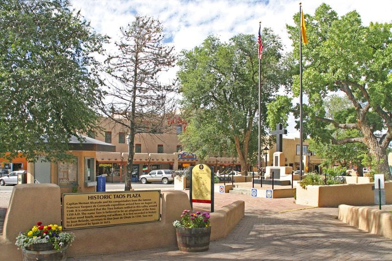 In the heart of the Historic district, Taos Plaza hosts artisans, musicians and local chefs.
(Courtesy of New Mexico TRUE)
