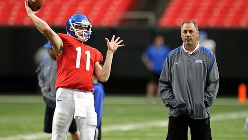 Clay Chastain (11) enrolled at Georgia State om 2013 after passing for 1,907 yards and 20 touchdowns in one season at Georgia Military.