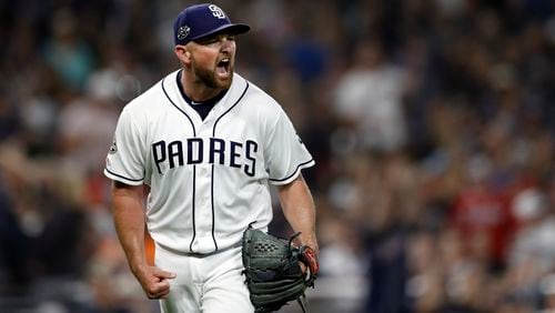 Kirby Yates, who had some of his best seasons with the Padres, hopes to make an impact this season with the Braves.