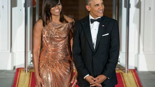 Former President and First Lady Barack and Michelle Obama.