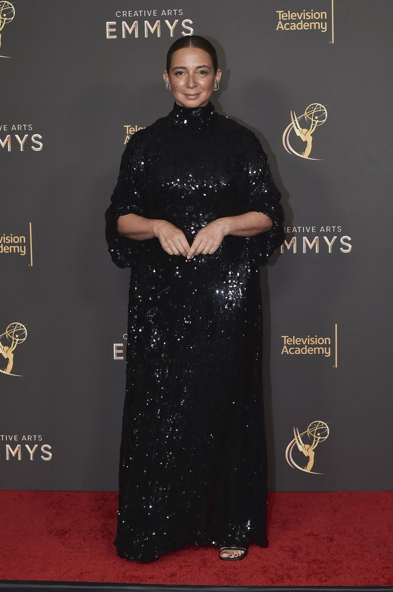 Maya Rudolph attends night two of the Creative Arts Emmy Awards on Sunday, Sept. 8, 2024, in Los Angeles. (Photo by Richard Shotwell/Invision/AP)