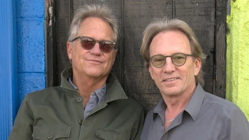 Jerry Beckley and Dewey Bunnell of America appear at Atlanta Symphony Hall August 10, 2024. PUBLICITY PHOTO
