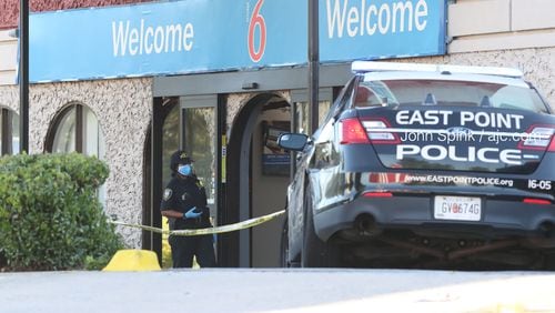 East Point police investigated the shooting Thursday morning at the Motel 6 on Virginia Avenue.