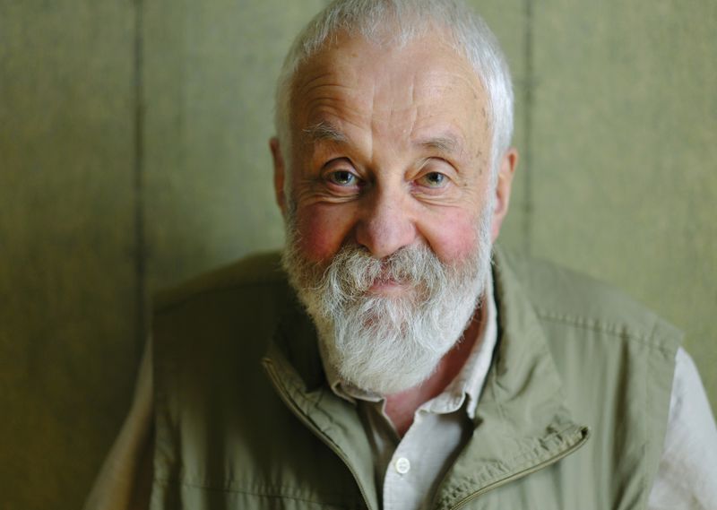 Mike Leigh, writer/director of the film "Hard Truths," poses for a portrait during the Toronto International Film Festival, Saturday, Sept. 7, 2024, in Toronto. (AP Photo/Chris Pizzello)