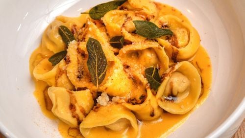 Cappelletti pasta with butternut squash, brown butter and vincotto. CONTRIBUTED BY CHRIS HUNT PHOTOGRAPHY