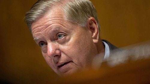 Sen. Lindsey Graham (R-S.C.) speaks at a hearing on immigration, on Capitol Hill in Washington, D.C.