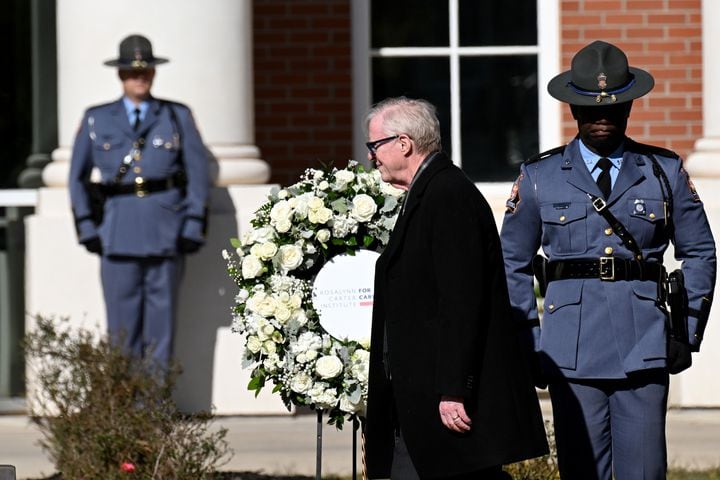 Wreath Laying for Rosalynn Carter Georgia Southwestern State University