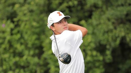 Illinois golfer Jackson Buchanan will face Iowa's Noah Kent on Saturday. AP file photo