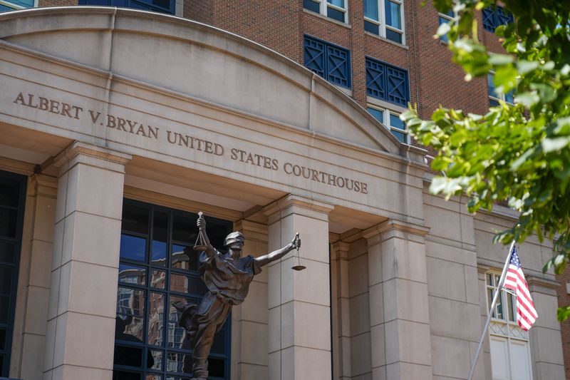 The U.S. District Court for the Eastern District of Virginia is seen Monday, Sept. 9, 2024, in Alexandria, Va. One month after a judge declared Google's search engine an illegal monopoly, the tech giant faces another antitrust lawsuit that threatens to break up the company, this time over its advertising technology. (AP Photo/Stephanie Scarbrough)