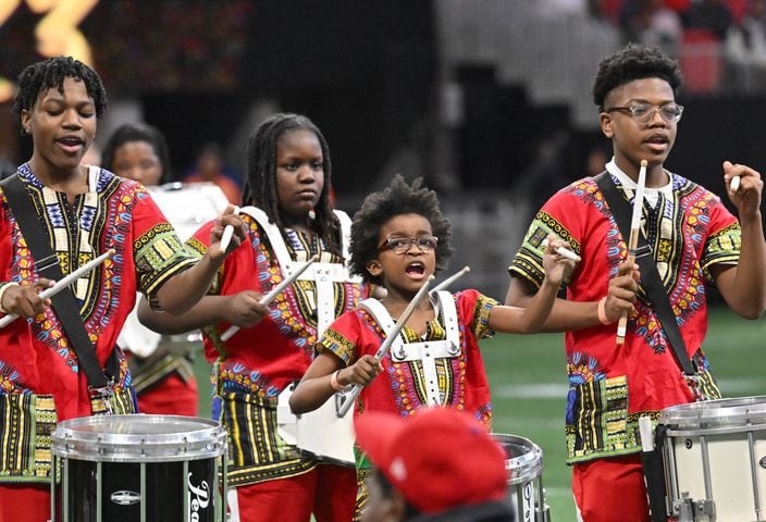 HBCU All-Star Battle of the Bands held at Mercedes Benz Stadium Saturday