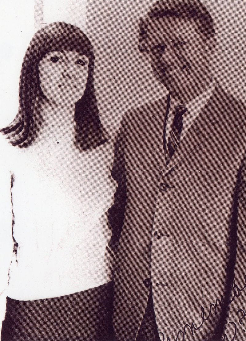 Maggie Tidwell and President Carter