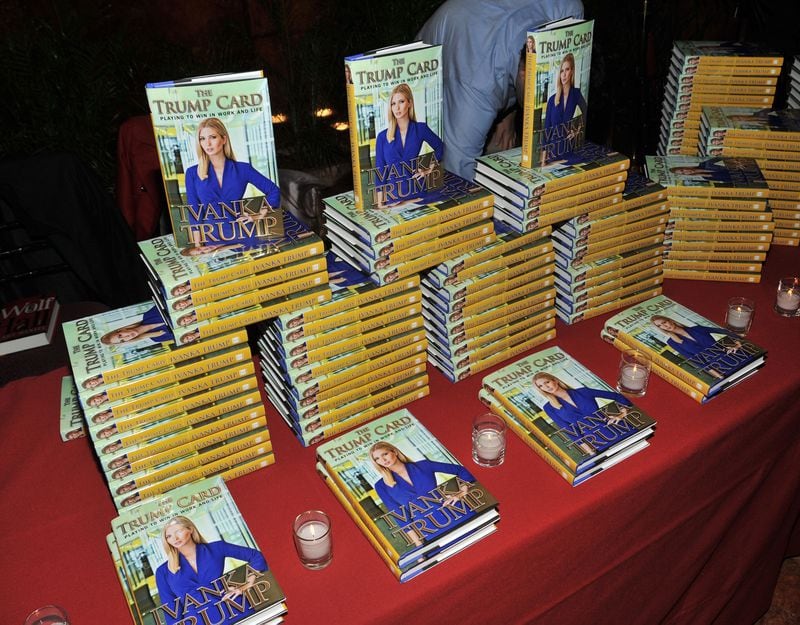 Overview of Ivanka Trump's book 'The Trump Card: Playing to Win in Work and Life' at the book launch celebration at Trump Tower on October 14, 2009 in New York City. (Photo by Andrew H. Walker/Getty Images)