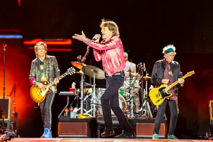 Atlanta, GA: The Rolling Stones play for crazed fans singing along to every word at Mercedes Benz Stadium on the Hackney Diamonds Tour. Photo taken Friday June 7, 2024. 060924 aajc rolling stones review (RYAN FLEISHER FOR THE ATLANTA JOURNAL-CONSTITUTION)