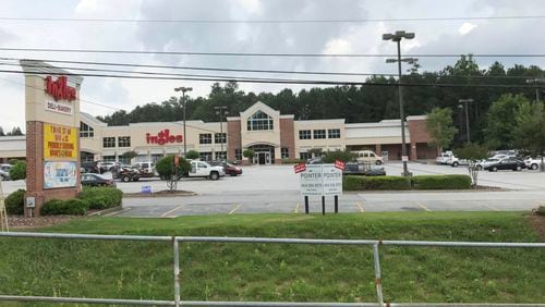 Peachtree Corners may vote July 18 to deny a request for gas pumps at this Ingles Market on Peachtree Parkway. Courtesy City of Peachtree Corners
