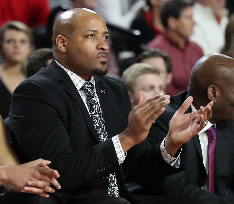 Former Georgia assistant coach Jonas Hayes reportedly is a candidate to replace Tom Crean. (Curtis Compton / ccompton@ajc.com)