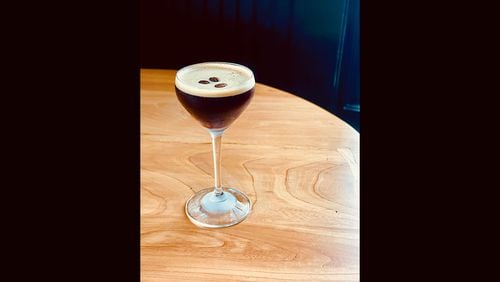 Espresso martinis are showing up on cocktail menus again. / Krista Slater for The Atlanta Journal-Constitution