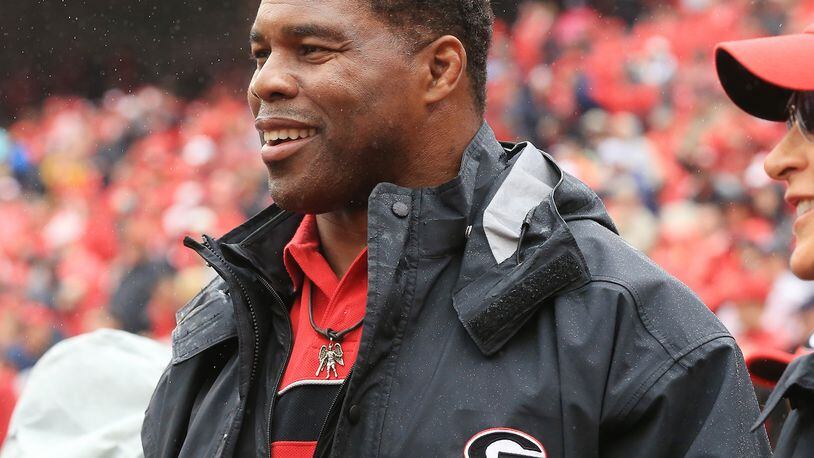 Herschel Walker UGA Georgia Bulldogs Heisman RB Signed 