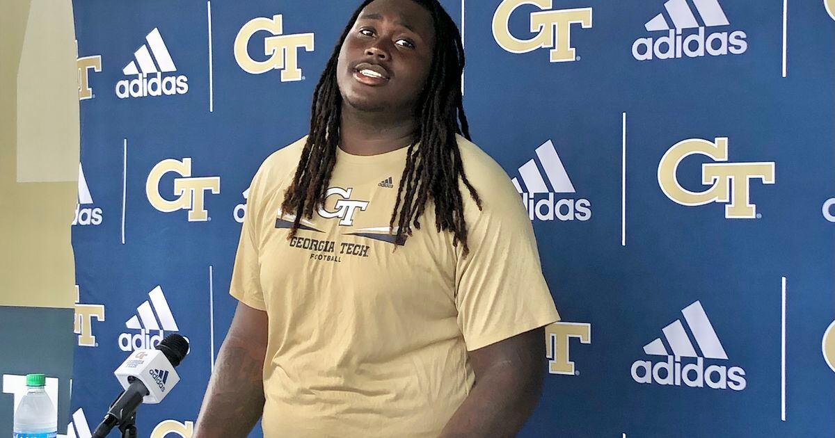 Georgia Tech Adidas Football Student Athlete #88 Zeek Biggers Navy Foo