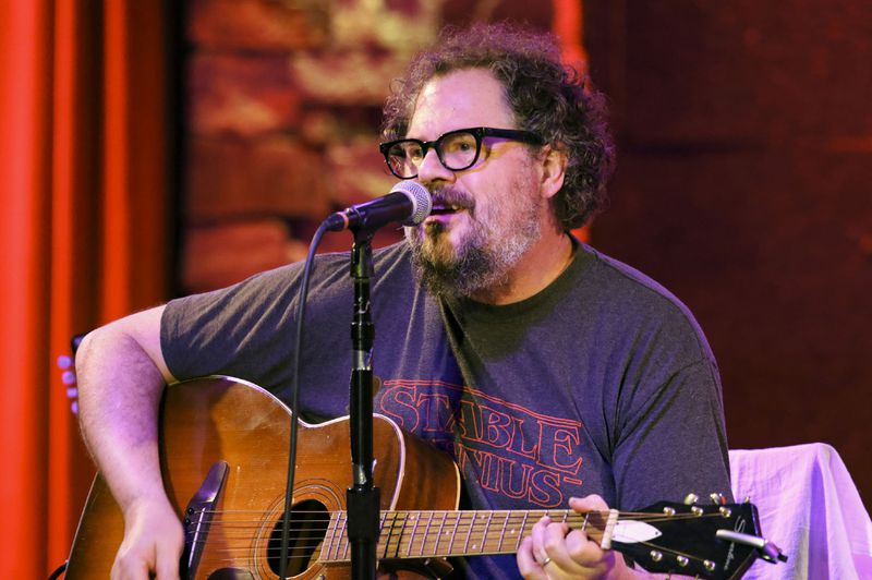 Patterson Hood, singer-songwriter and co-founder of Drive-By Truckers, performs on his solo acoustic tour on Friday, June 18, 2021, at City Winery Atlanta. This was the first of two sold-out shows. (Photo: Robb Cohen for The Atlanta Journal-Constitution)