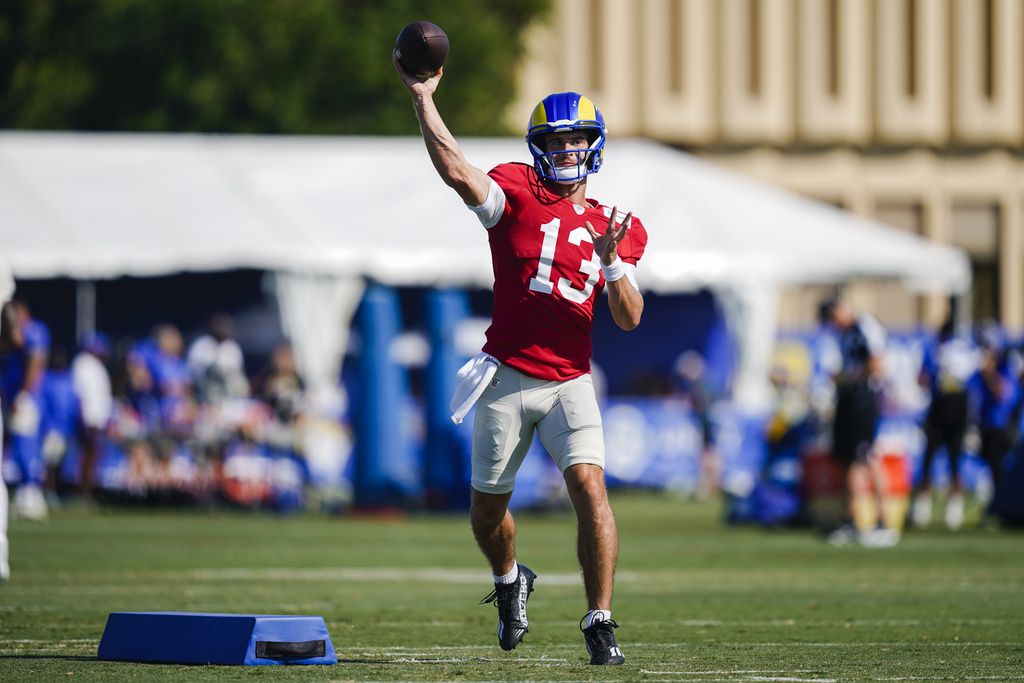 Photos: Former Georgia star Stetson Bennett in a Rams uniform