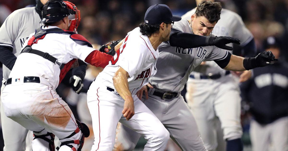 Photos: The Red Sox-Yankees brawl - The Boston Globe