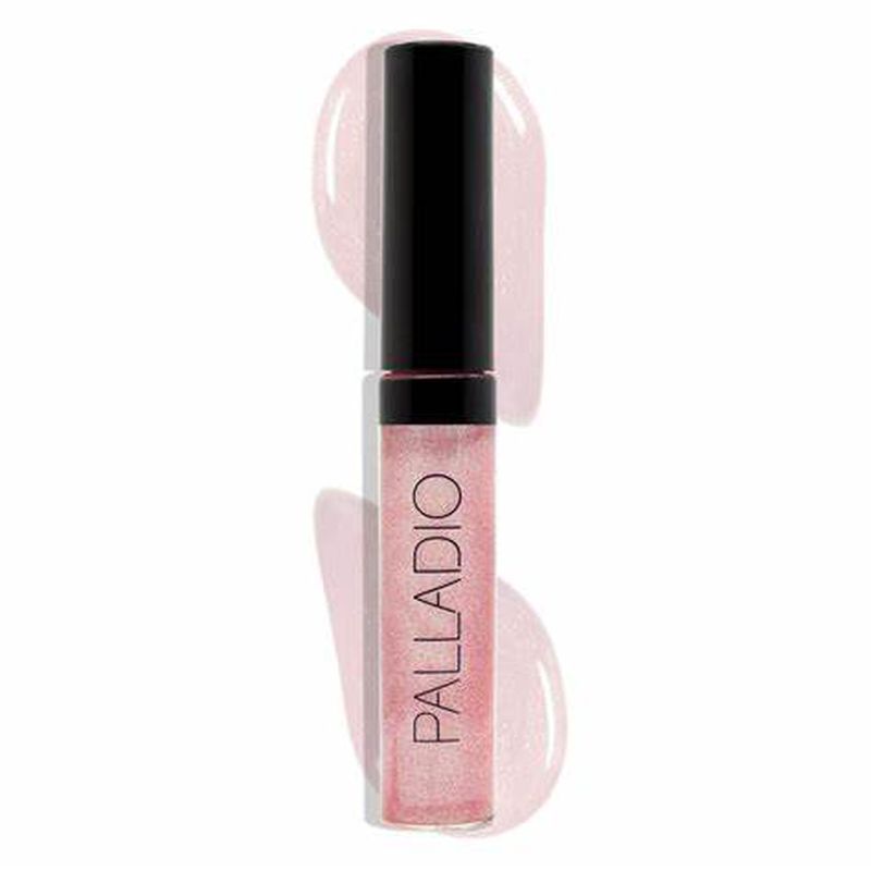 Palladio Herbal Lip Gloss contains extracts, including green tea, ginseng, chamomile, aloe vera and ginkgo biloba.