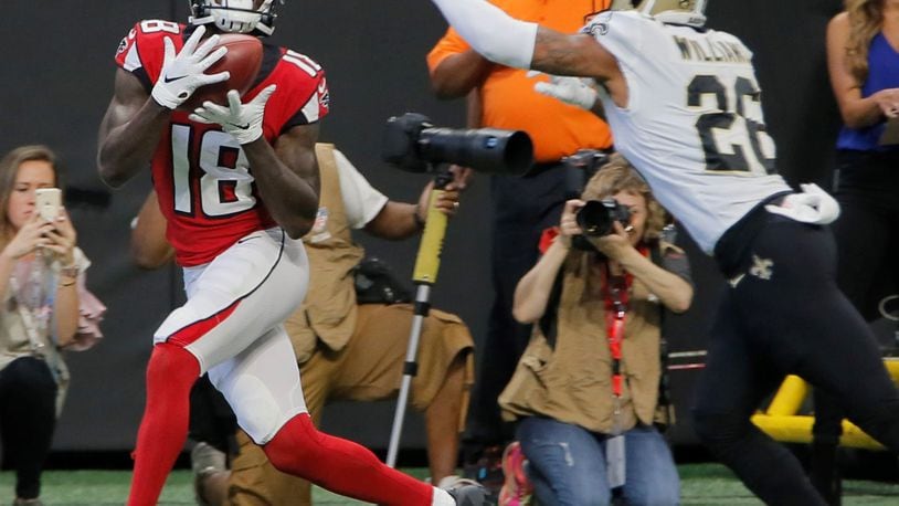 So how exactly did the Falcons knock off the Saints last week?