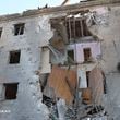 In this photo provided by the Ukrainian Emergency Service, a damaged apartment house is seen after Russia attacked the city with guided bombs overnight in Zaporizhzhia, Ukraine, Sunday, Sept. 29, 2024. (Ukrainian Emergency Service via AP)