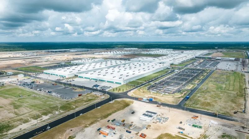 Construction of the Hyundai site in Bryan Co., GA. July 3, 2024. (Photo Courtesy of Justin Taylor/The Current GA)