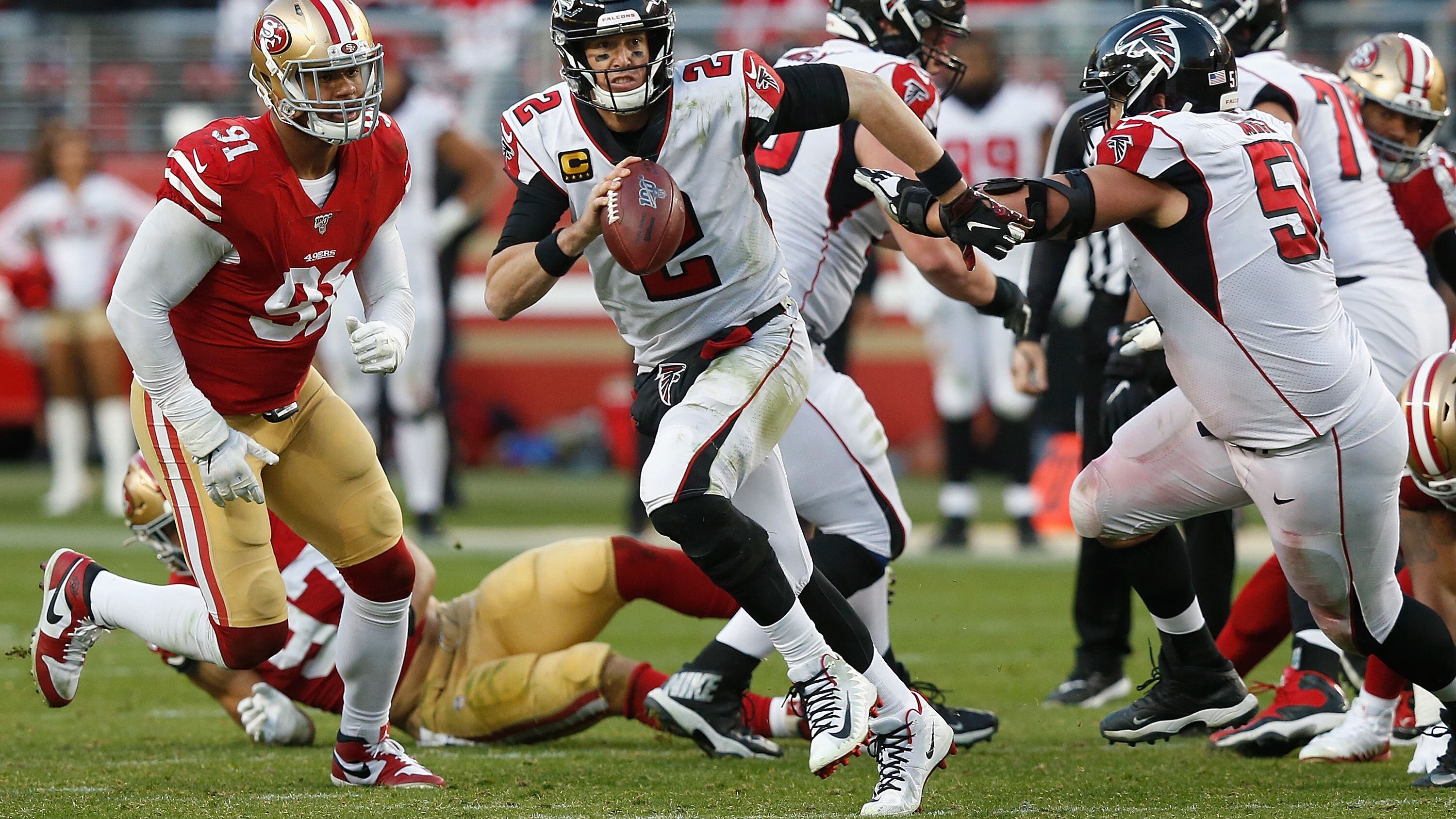 49ers news: Despite suffering a close loss, why a Falcons' win is