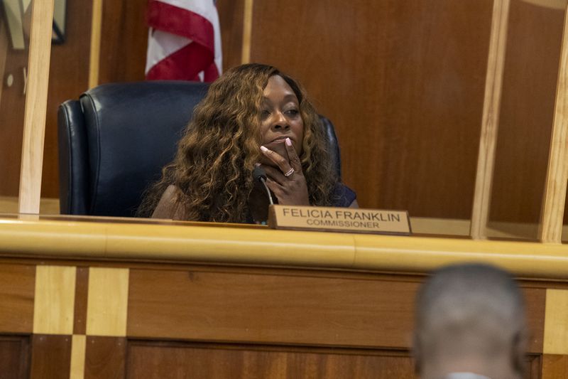 Clayton County Commissioner Felicia Franklin is stepping down from her post. 