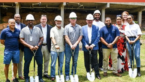 Groundbreaking recently took place to construct five new affordable single-family residences on Burbank Drive in Westside Atlanta. (Courtesy of City of Refuge)