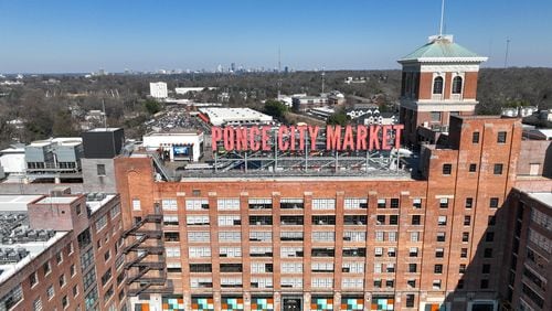 More than a decade ago, Jamestown Properties began transforming a former Sears outlet building along Ponce de Leon Avenue into one of the city's most valuable pieces of commercial real estate. (Hyosub Shin / Hyosub.Shin@ajc.com)