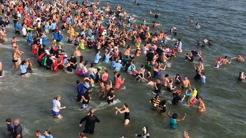 Last year's Tybee Polar Plunge