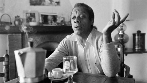 American novelist, writer, playwright, poet, essayist and civil rights activist James Baldwin poses at his home in Saint-Paul-de-Vence, southern France, on November 6, 1979. (Ralph Gatti/AFP/Getty Images/TNS)