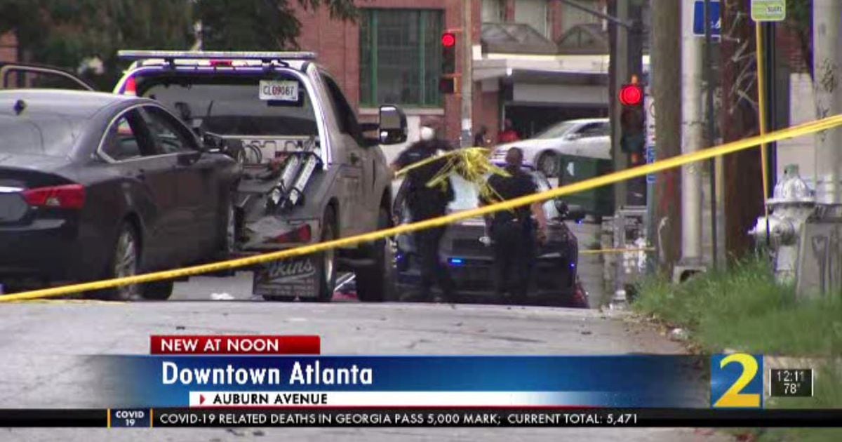 Man Found Shot To Death In Wrecked Car Near Downtown Atlanta