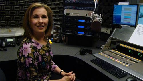 Lois Reitzes, entering her 35th year at WABE-FM, in the studio where she hosts Second Cup Concert every day from 9 a.m. to noon. Lois Reitzes began her new two-hour arts program City Lights on January 12, 2015. CREDIT: Rodney Ho/rho@ajc.com