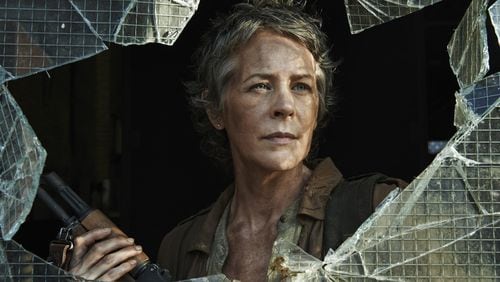 Melissa McBride’s character Carol on “The Walking Dead” has seen her role in the group increase in importance over time. She is a major presence in the first episode of season 5 returning Sunday.