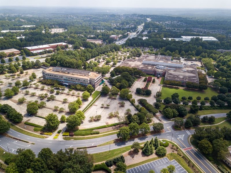 This is a rendering of Boston Scientific's future facility in Johns Creek.