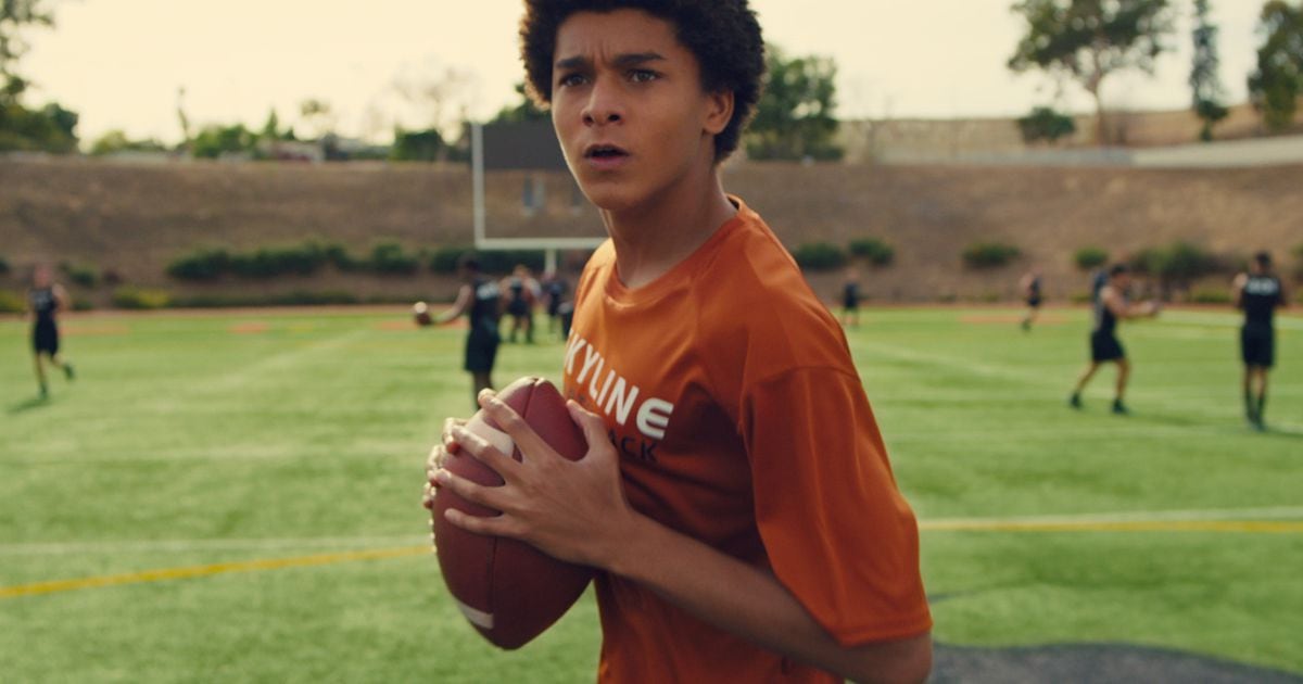 Adidas Light Blue Jersey worn by Young Colin Kaepernick (Jaden Michael) as  seen in Colin in Black & White (S01E06)