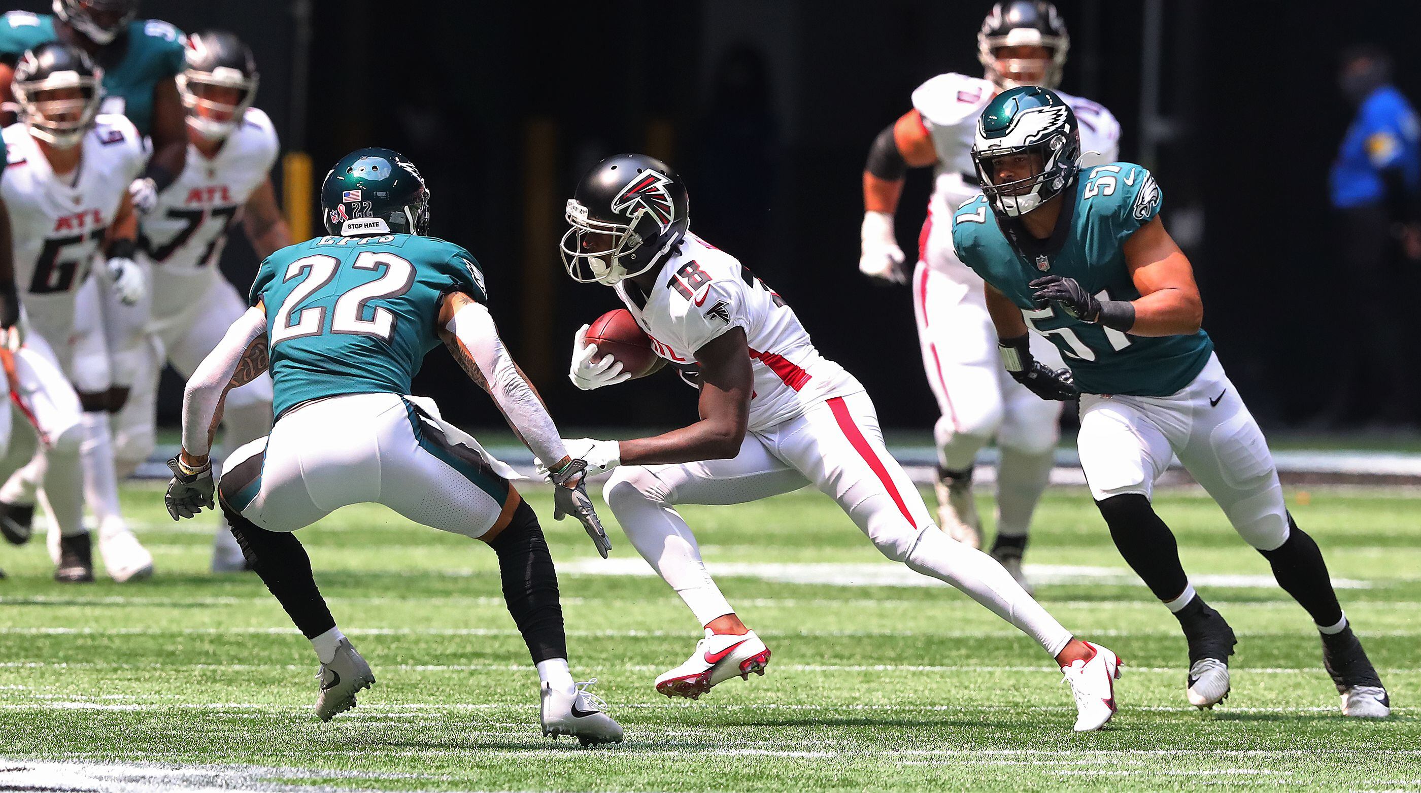 Eagles resurrect Philly Special to spark offense against Falcons