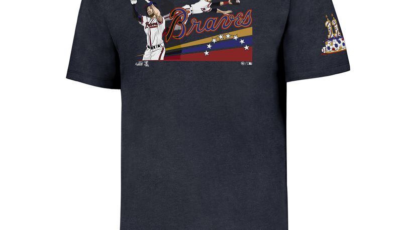 Atlanta Vintage Baseball Lovers American Flag T-shirt