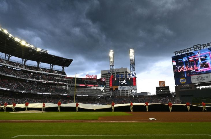 Braves-Angels Friday photo