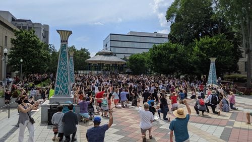 The Decatur square on Wednesday afternoon June 3, 2020.