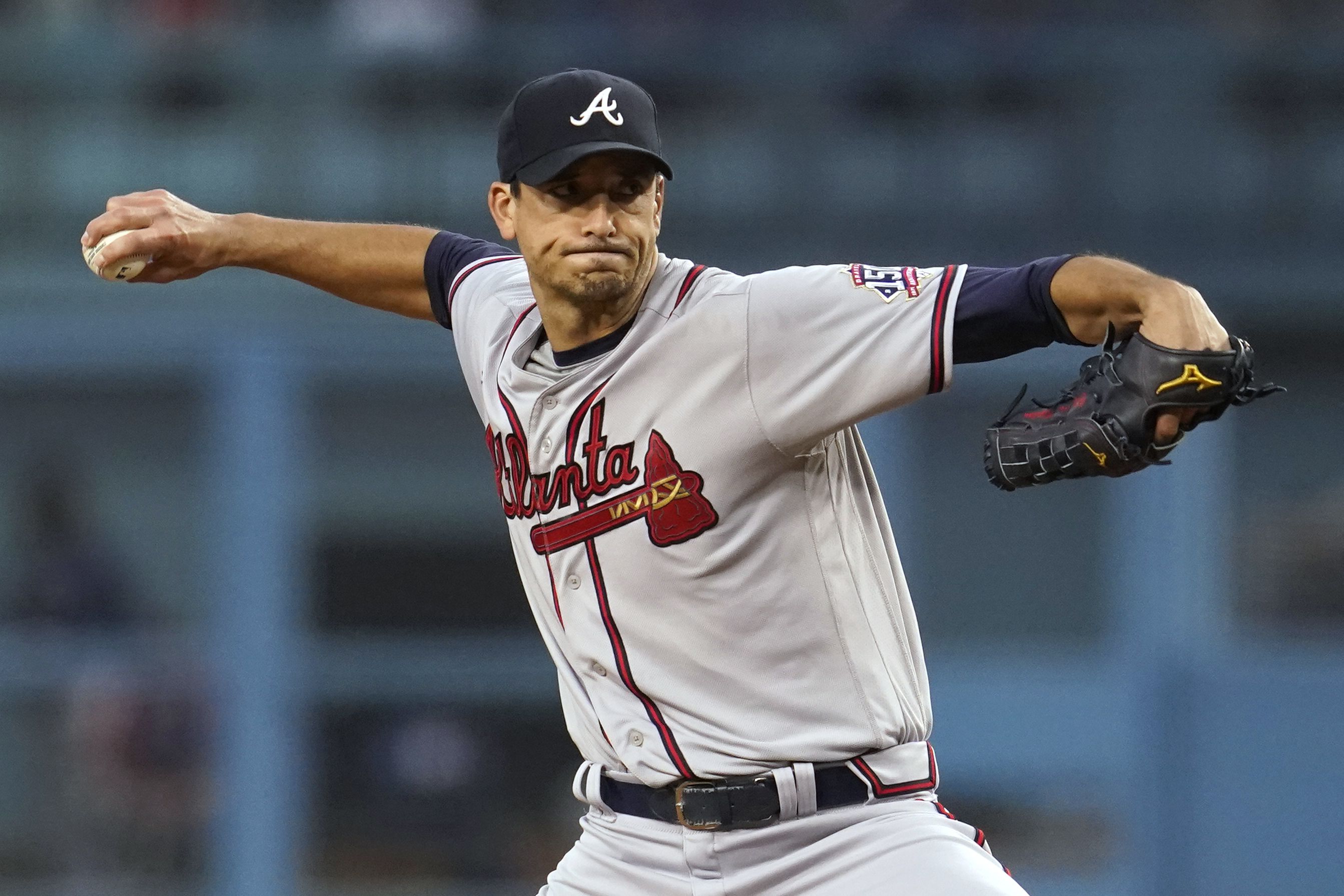 Ozzie Albies fouls ball off knee, but Atlanta Braves say X-rays