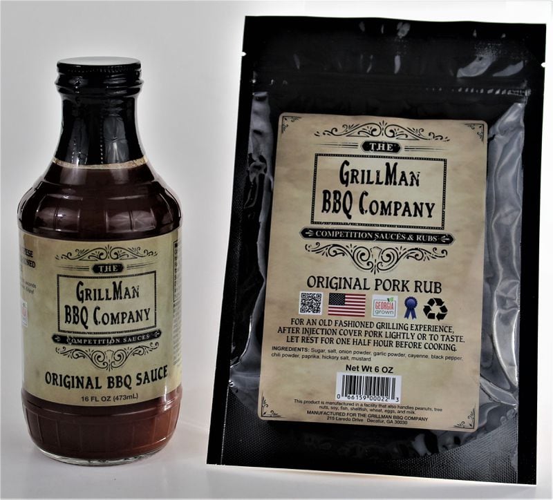  “Original BBQ Sauce” and “Original Pork Rub” from GrillMan BBQ Company